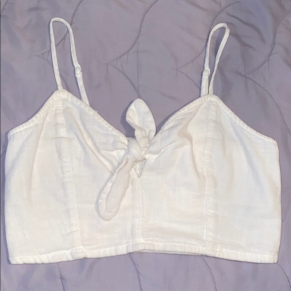 Aerie by American Eagle Crop Top Tie Tank